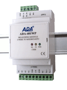 Measuring Module 1-WIRE to MODBUS-RTU