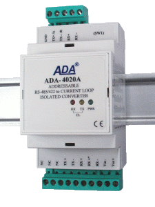 Adresowalny Konwerter RS-485 / RS-422 na Pętla Prądowa