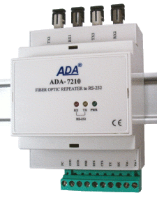 RS-232 to Multidrop Fiber Optic Converter